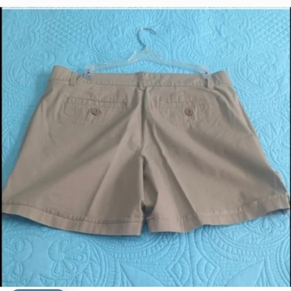 Khaki Shorts Tan Size 10 Gloria Vanderbilt Walmart Spring Summer - Picture 2 of 7